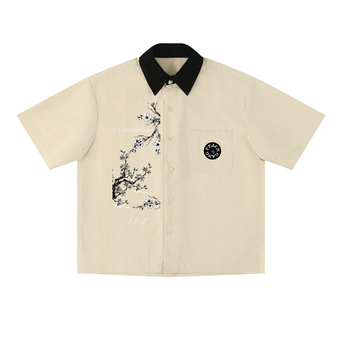 Unisex Short Sleeve Blossom Shirt